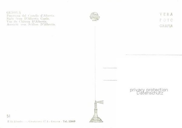 Genova Genua Liguria Panorama dal Castello d_Albertis – Bild 2
