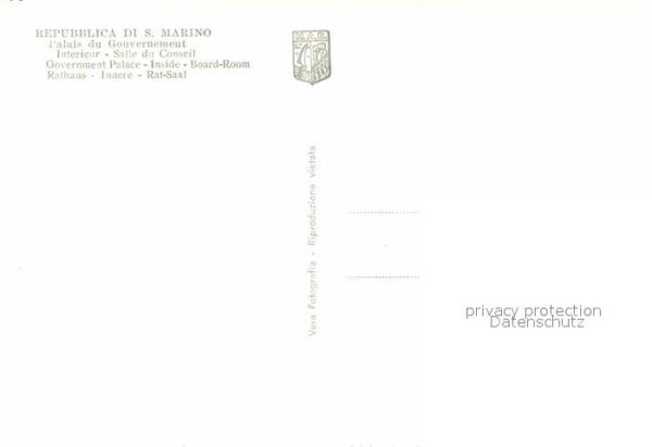 San Marino Repubblica Palazzo del Governo Interno Sala del Co – Bild 2