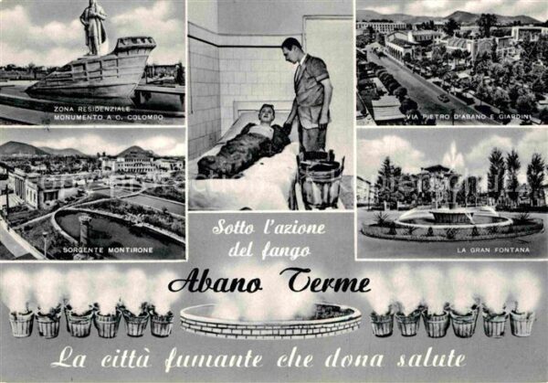 Abano Terme Monumento C Colombo Via Pietro d_Abano
