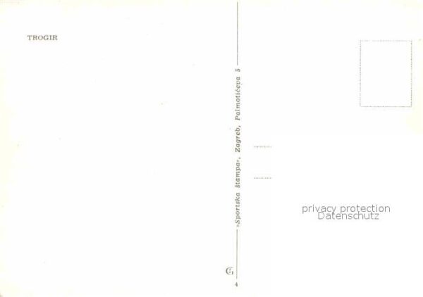 Trogir Trau Teilansicht Wasserskiläufer – Bild 2