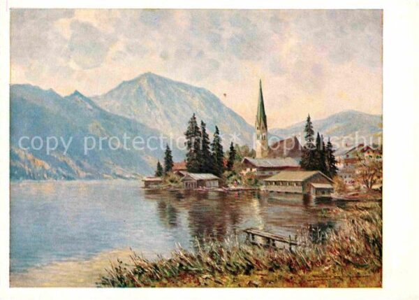 Egern Tegernsee Künstlerkarte