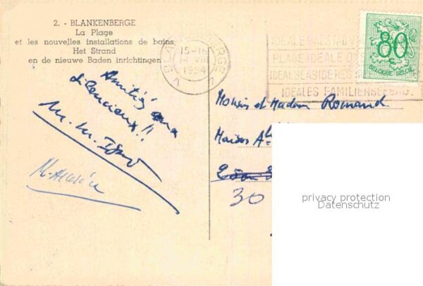 Blankenberge Plage Grand Hotel – Bild 2