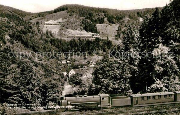 Triberg Schwarzwald Dreibahnlinie Bachjörg Schwarzwaldbahn