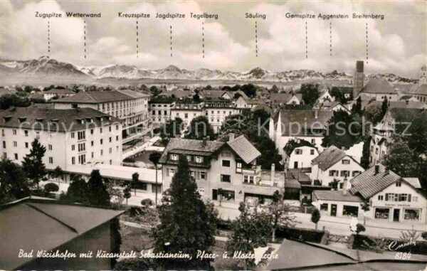 Bad Woerishofen Kuranstalt Sebastianeum Pfarr- und Klos