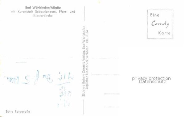 Bad Woerishofen Kuranstalt Sebastianeum Pfarr- und Klos – Bild 2