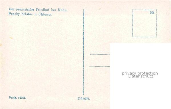 Kulm Westpreussen Preussischer Friedhof Prusky Hrbitov – Bild 2