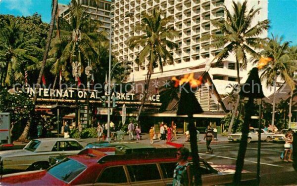 Honolulu Waikiki Beach Kalakaua Avenue Internati