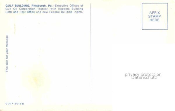 Pittsburgh Gulf Building Koppers Building Post Off – Bild 2