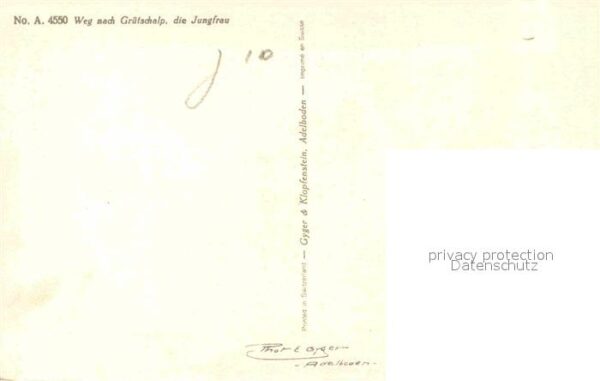 Lauterbrunnen BE Grütschalp Jungfrau – Bild 2