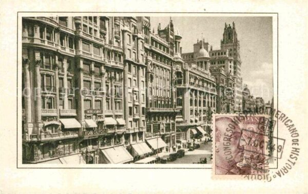 Madrid Spain Avenida de Jose Antonio