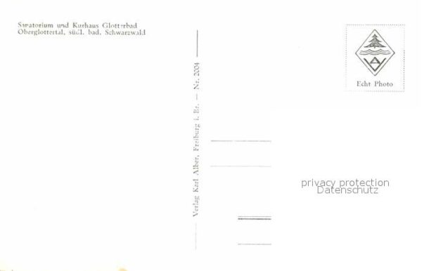 Oberglottertal Sanatorium-Kurhaus Glotterbad – Bild 2
