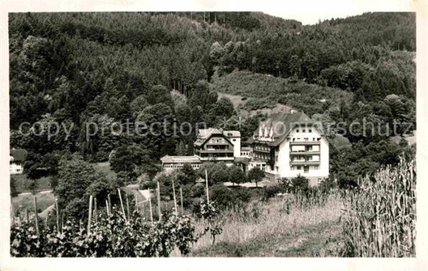 Oberglottertal Sanatorium-Kurhaus Glotterbad