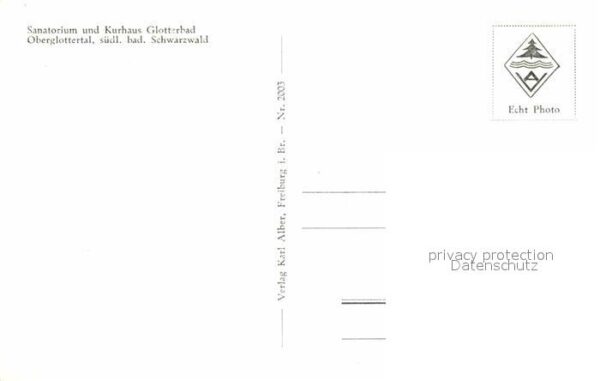 Oberglottertal Sanatorium-Kurhaus Glotterbad – Bild 2