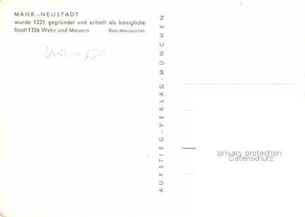 Maehrisch Neustadt Rathaus – Bild 2