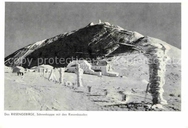 Schneekoppe Snezka Riesenbauden Riesengebirge
