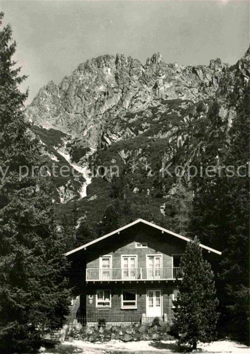 Vysoke Tatry Chata kapitana Nalepku Malej Studenej d