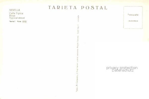 Sevilla Andalucia Calle Tipica – Bild 2