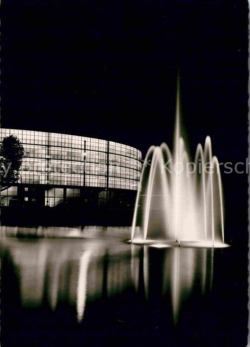 Dortmund Westfalenhalle Teich Springbrunnen