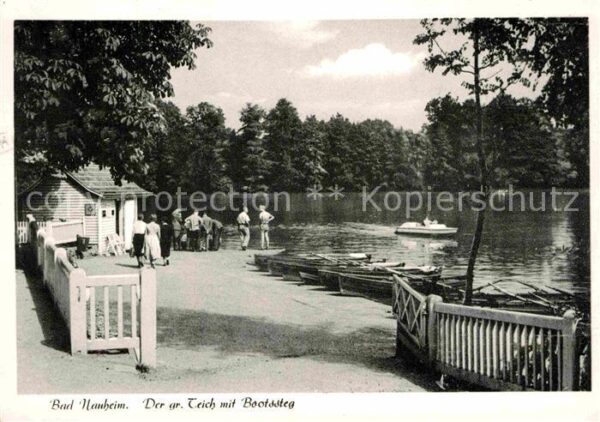 Bad Nauheim Teich Bootssteg