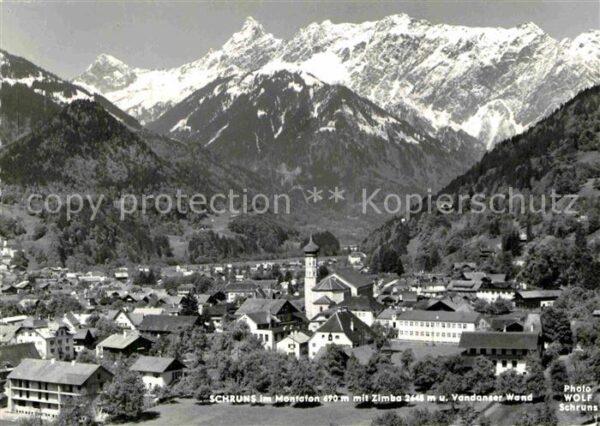 Schruns Vorarlberg Zimba Vandanser Wand