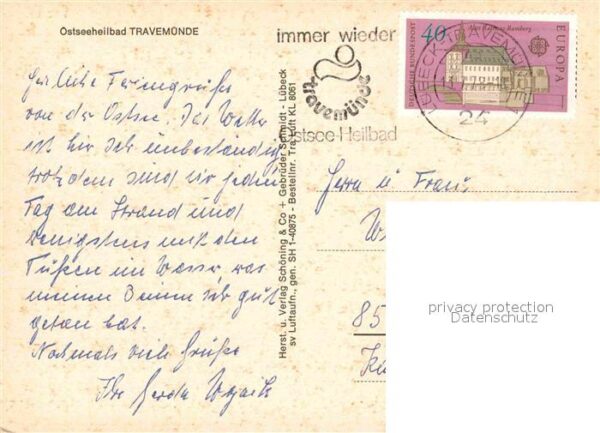 Travemuende Ostseebad Fliegeraufnahme – Bild 2