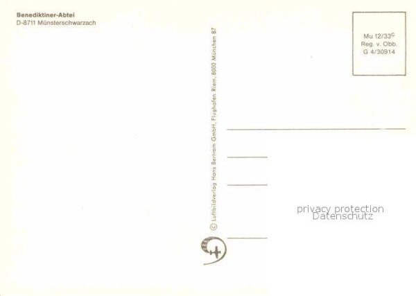 Muensterschwarzach Benediktiner-Abtei Fliegeraufnahme – Bild 2
