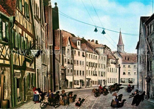 Fuerth Bayern Untere Königstrasse Gasthaus zum Lindwu