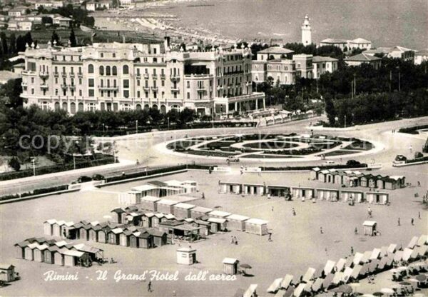 Rimini Grand Hotel Veduta Aerea Fliegeraufnahm