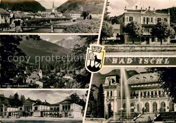 Bad Ischl Salzkammergut Esplanade Lehar-Villa Kaiservilla Kurha