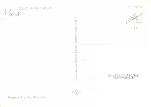 Darfeld Schloss Darfeld Fliegeraufnahme – Bild 2