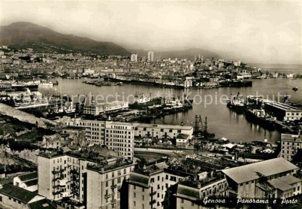 Genova Genua Liguria Panorama Porto