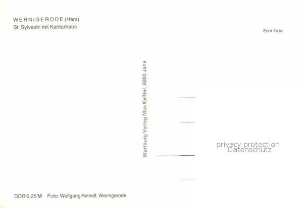 Wernigerode Harz St. Sylvestri Kantorhaus – Bild 2