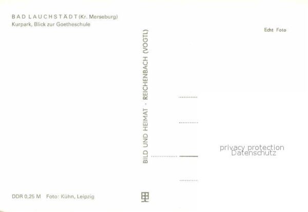 Bad Lauchstaedt Kurpark Goetheschule – Bild 2