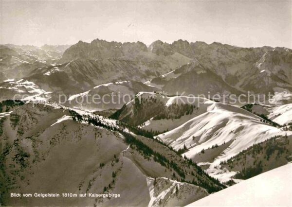 Kaisergebirge Blick vom Geigelstein