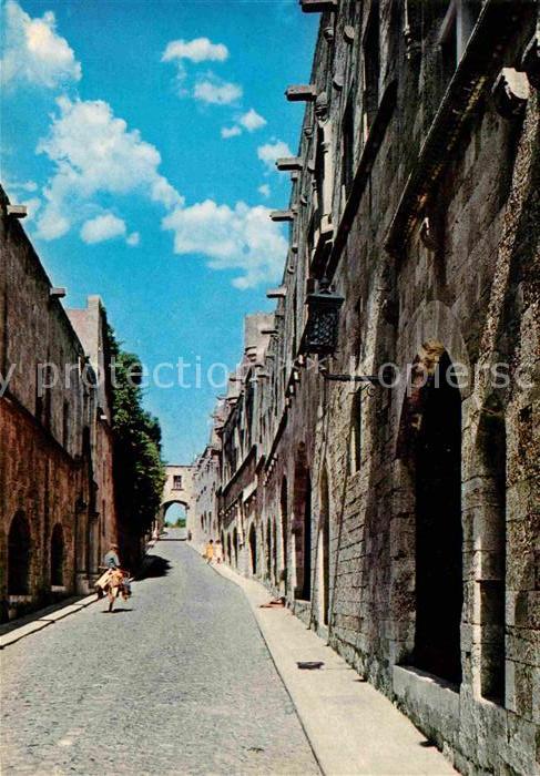 Rhodes Rhodos Greece Street of the Knights Rittergasse