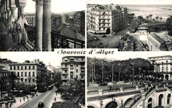 Alger Algerien rue Michelet Place et Rue d`Isly Square