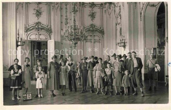 Wien Schloß Schönbrunn Gruppenfoto