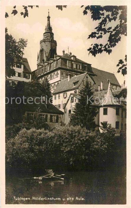 Tuebingen Hölderlinsturm und alte Aula