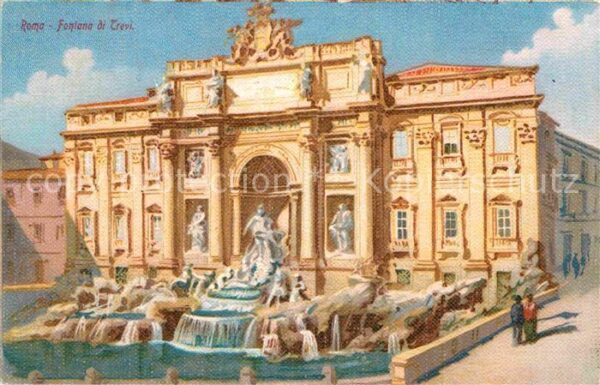Rom Roma Fontano di Trevi