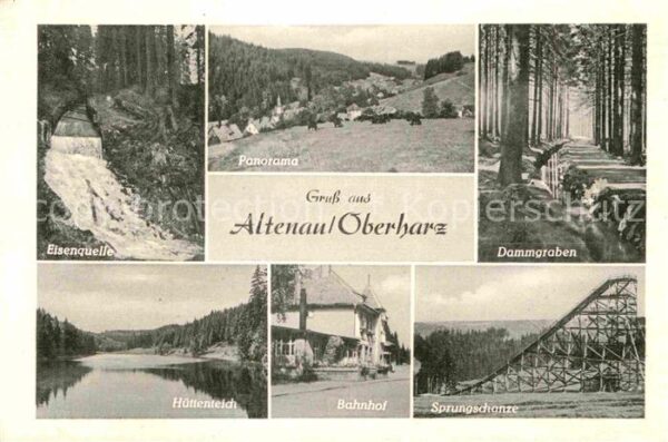 Altenau Harz Eisenquelle Dammgraben Sprungschanze Hü