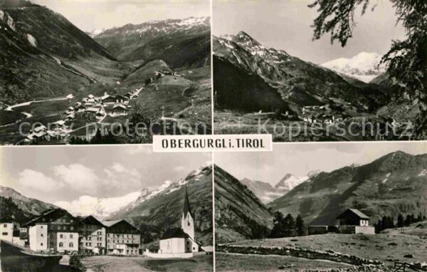 Obergurgl Soelden Tirol Fliegeraufnahme