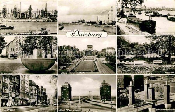 Duisburg Ruhr Rhein Königsallee Hüttenwerk Rheinhause