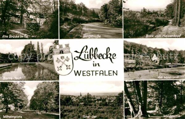 Luebbecke Westfalen Maisenkopf Bergstraße Barre-teich Wilhe