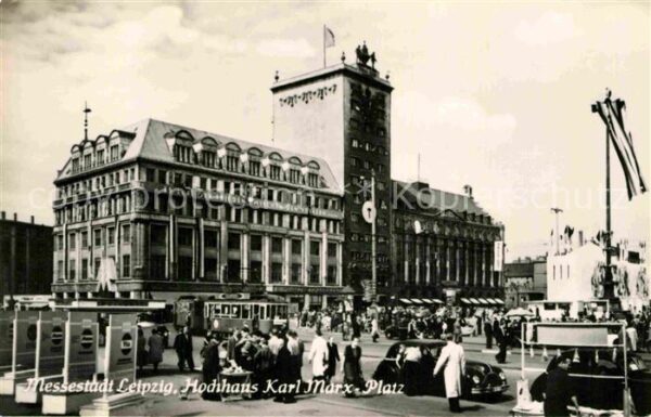 Leipzig Hochhaus Karl-Marx-Platz