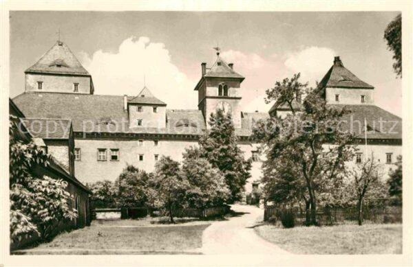 Augustusburg Karl Marx Stadt Südseite der Burg