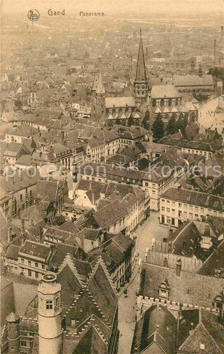 Gand Belgien Fliegeraufnahme