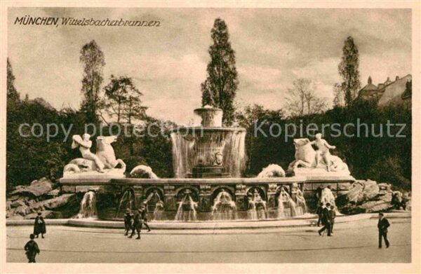 Muenchen Wittelsbacher Brunnen