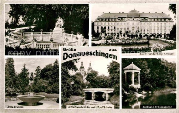 Donaueschingen Donauquelle Schloß Fürstenberg Schützen