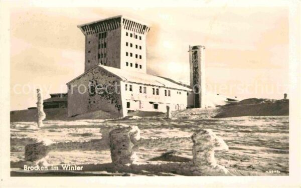 Brocken Harz im Winter