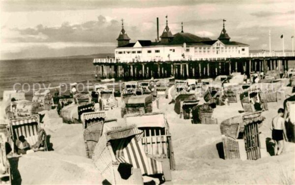 Ahlbeck Ostseebad Strand Seebrücke